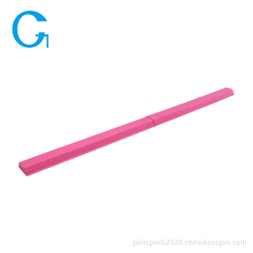 Hot sale pink regulation toddler balance beam for kids